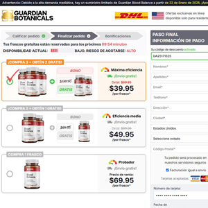 Blood Balance Produto