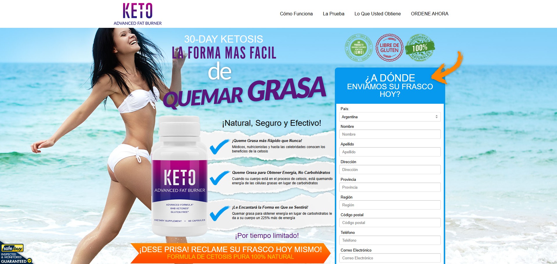 Keto Advanced Fat Burner Produto