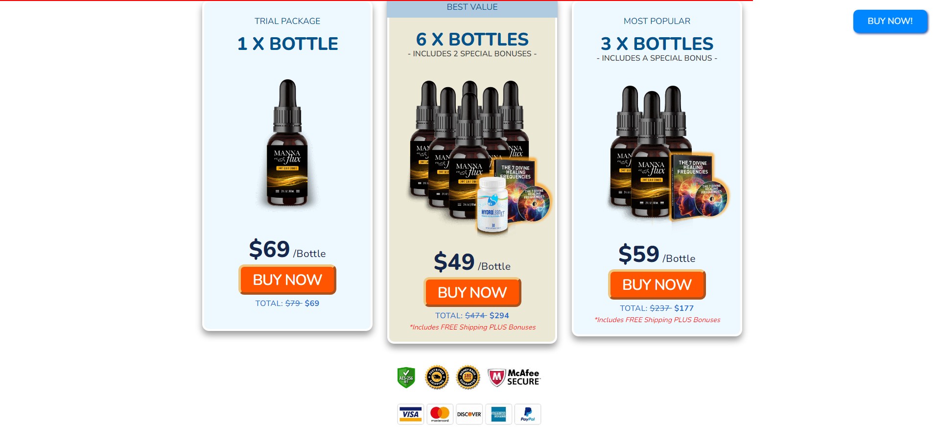 MannaFlux Produto