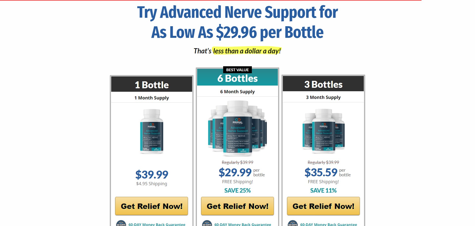 Primal Labs Advanced Nerve Support