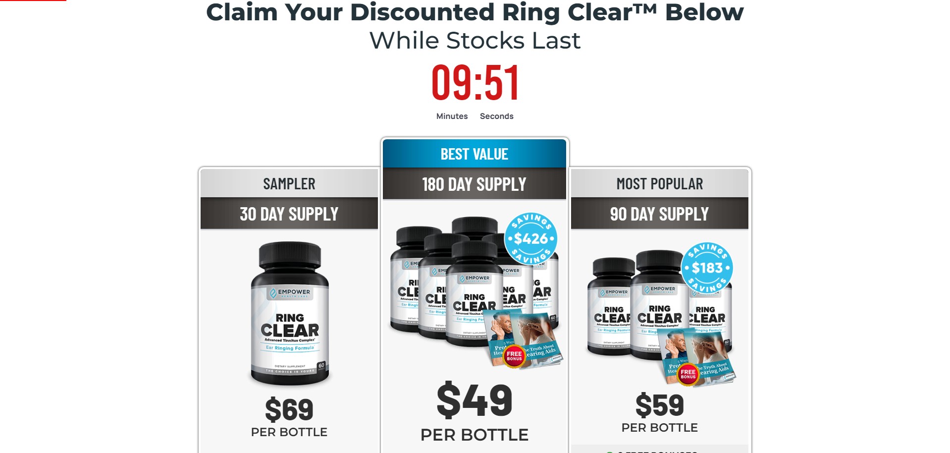Ring Clear Produto