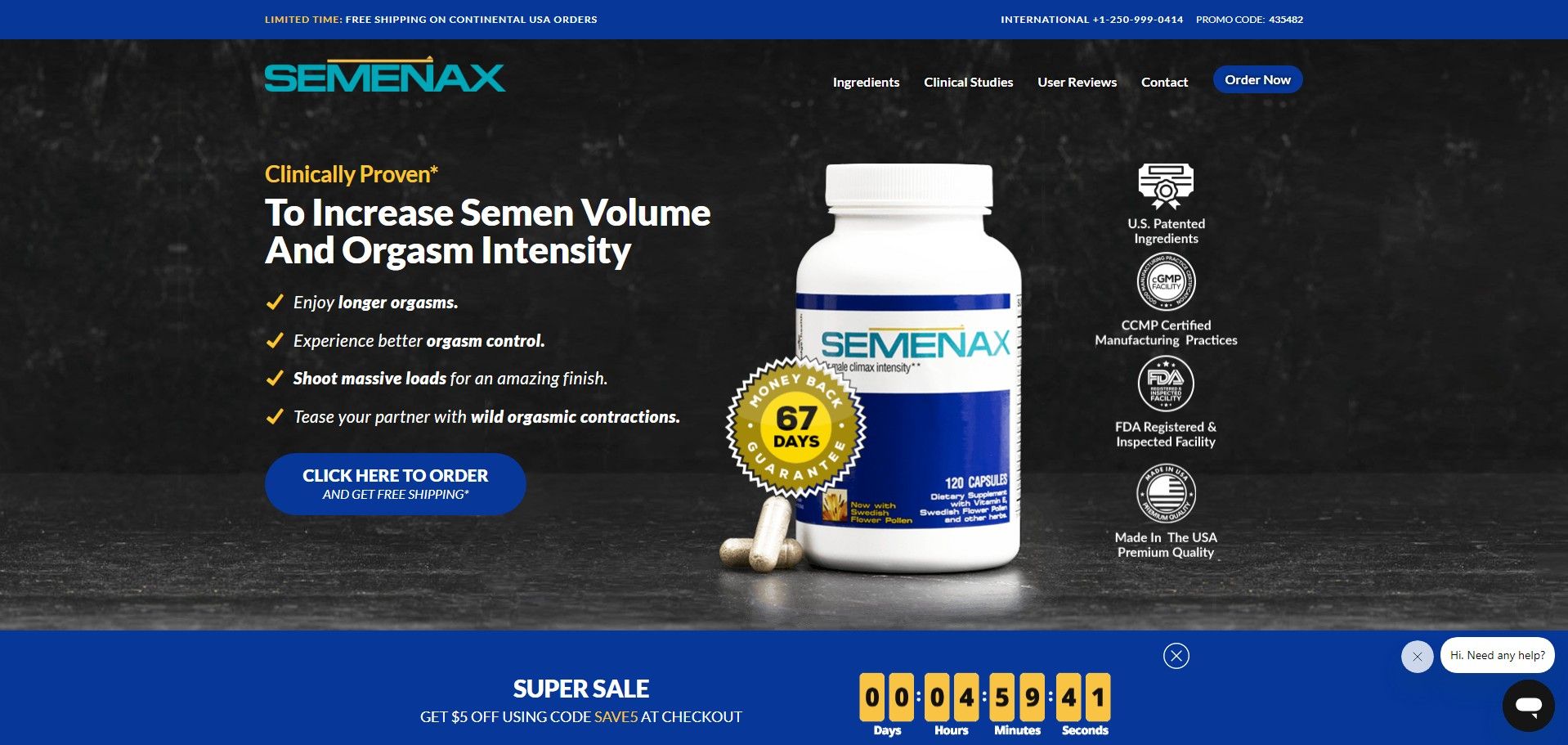 Semenax Produto