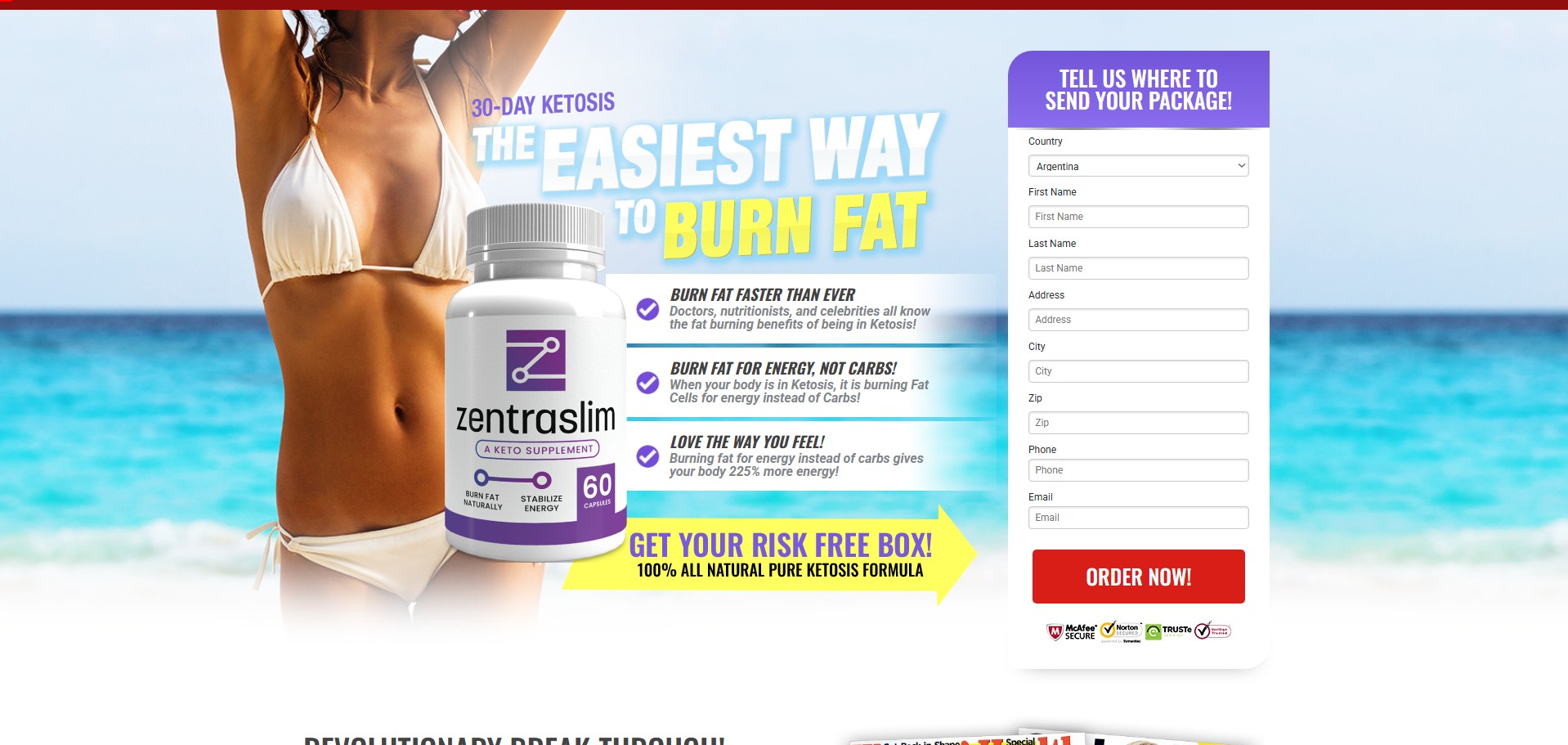 Zentra Slim Produto
